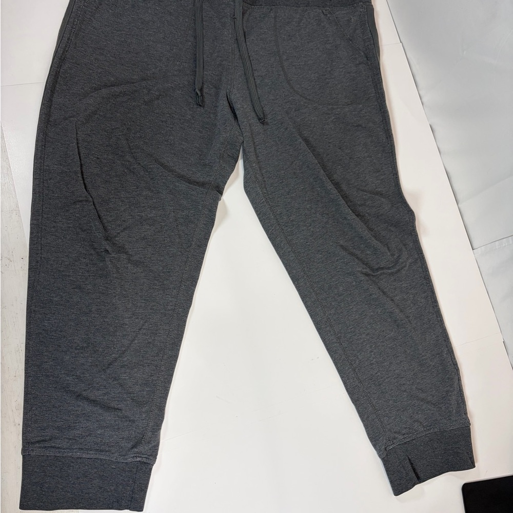 Danskin Now Gray Jogger Pants XL Drawstring Lounge Athleisure